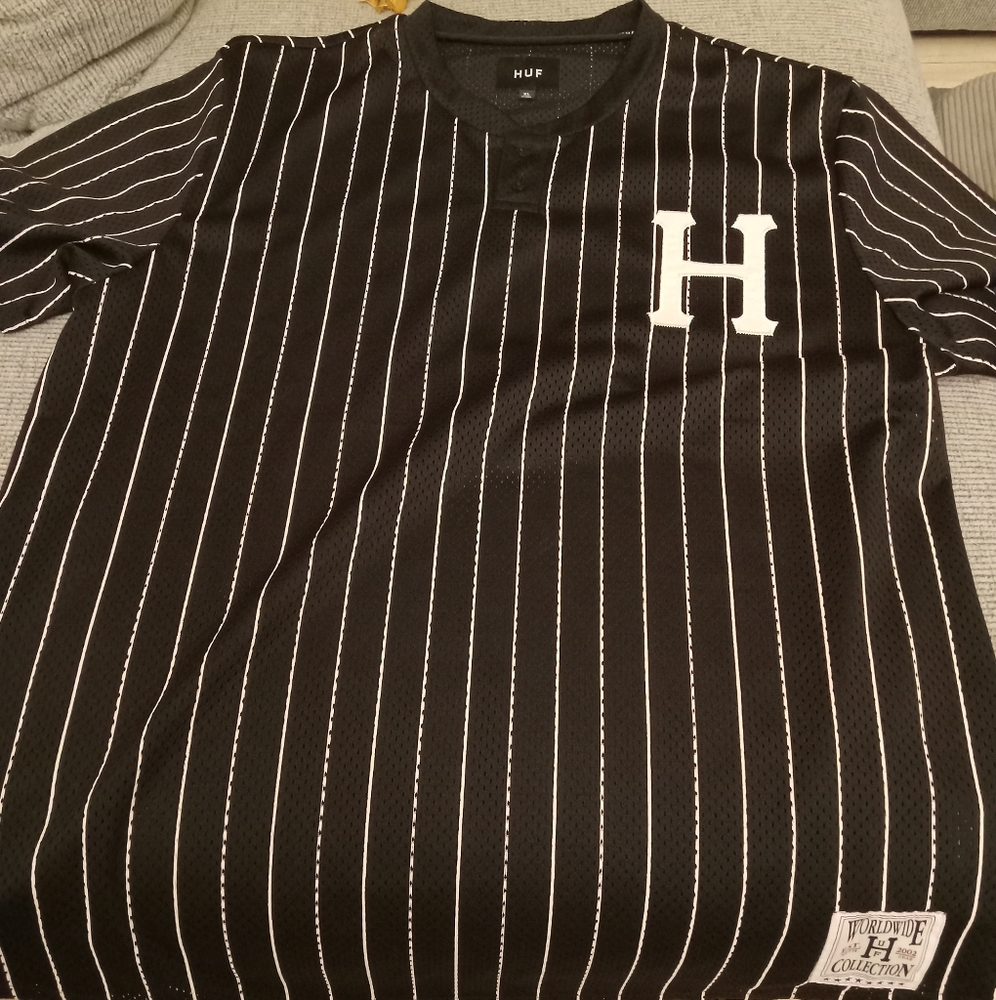 Huf pinstripe jersey